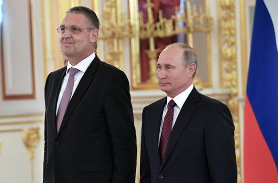 President Vladimir Putin receives credentials of 20 foreign ambassadors