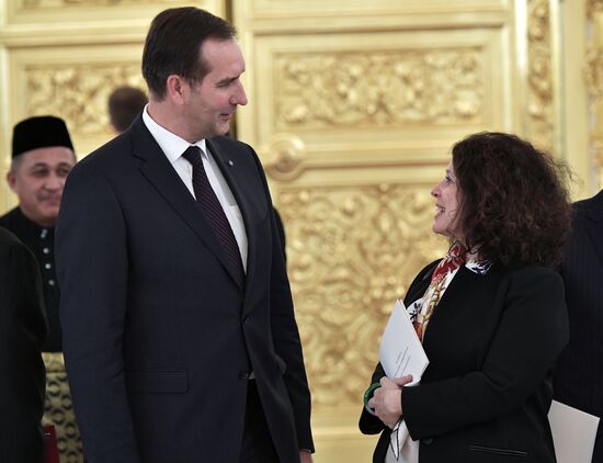 President Vladimir Putin receives credentials of 20 foreign ambassadors