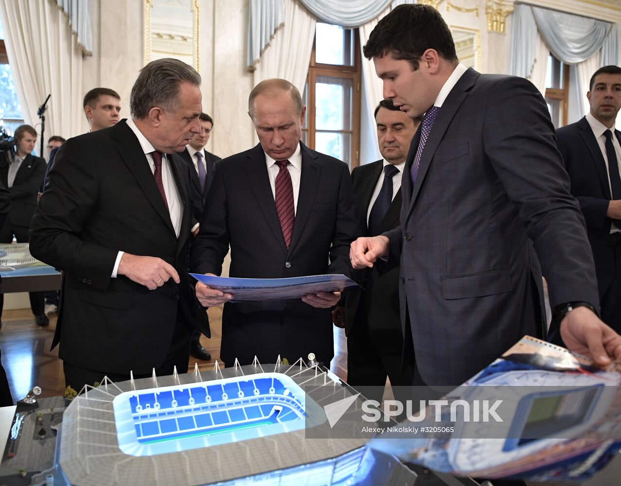 Russian President Vladimir Putin chairs meeting of Presidential Council for Development of Physical Culture and Sport