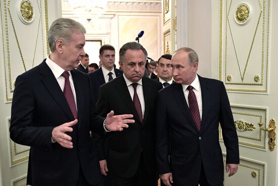 Russian President Vladimir Putin chairs meeting of Presidential Council for Development of Physical Culture and Sport