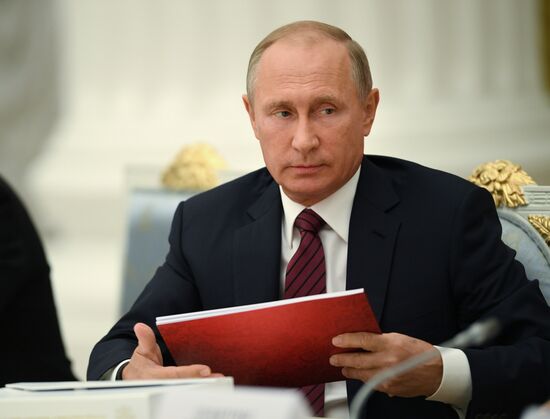 Russian President Vladimir Putin chairs meeting of Presidential Council for Development of Physical Culture and Sport
