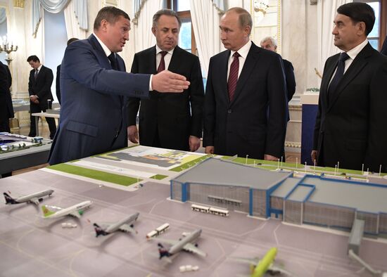 Russian President Vladimir Putin chairs meeting of Presidential Council for Development of Physical Culture and Sport