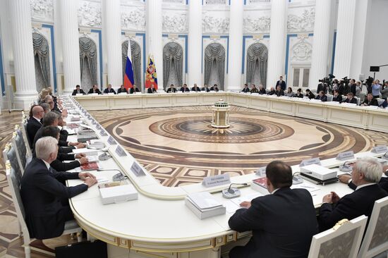 Russian President Vladimir Putin chairs meeting of Presidential Council for Development of Physical Culture and Sport