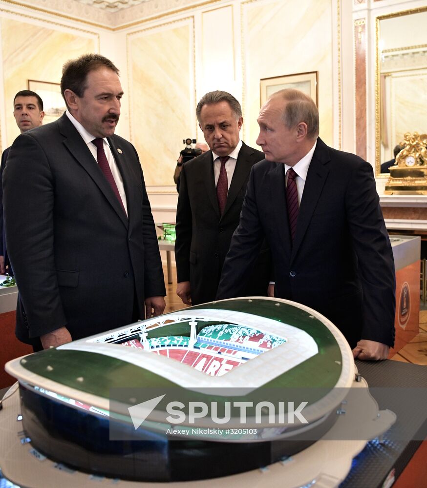 Russian President Vladimir Putin chairs meeting of Presidential Council for Development of Physical Culture and Sport