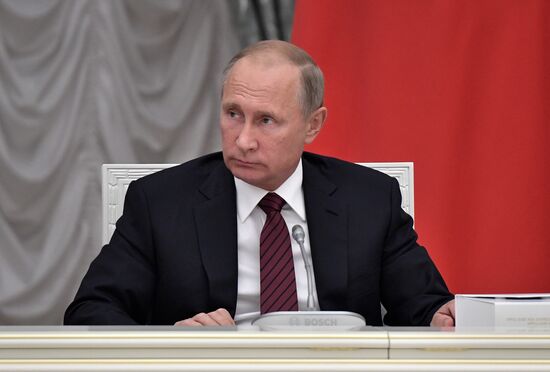 Russian President Vladimir Putin chairs meeting of Presidential Council for Development of Physical Culture and Sport
