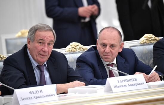 Russian President Vladimir Putin chairs meeting of Presidential Council for Development of Physical Culture and Sport