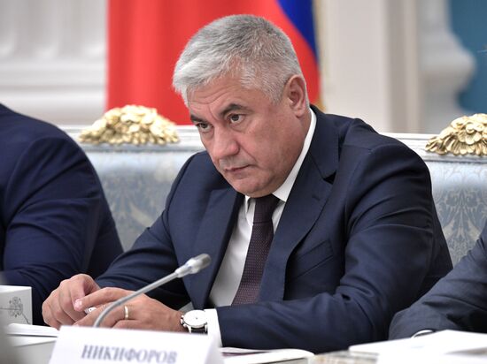 Russian President Vladimir Putin chairs meeting of Presidential Council for Development of Physical Culture and Sport