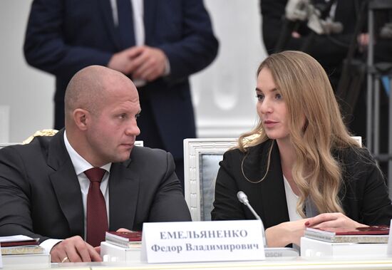 Russian President Vladimir Putin chairs meeting of Presidential Council for Development of Physical Culture and Sport