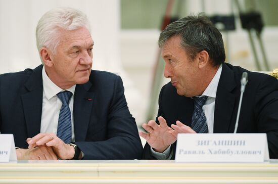 Presidential Council for the Development of Physical Culture and Sport meets at the Kremlin