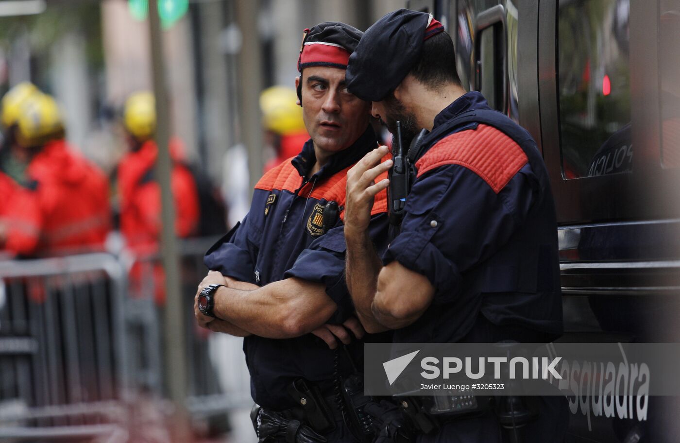 General strike in Barcelona in support of Catalan independence referendum