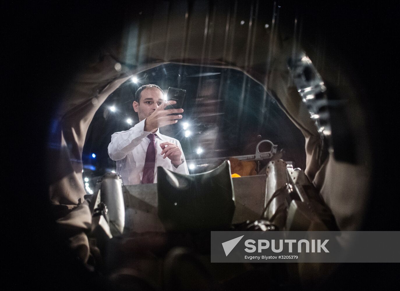 Presentation of first 360 degree video from outer space