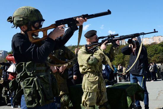 Conscript Day in Vladivostok
