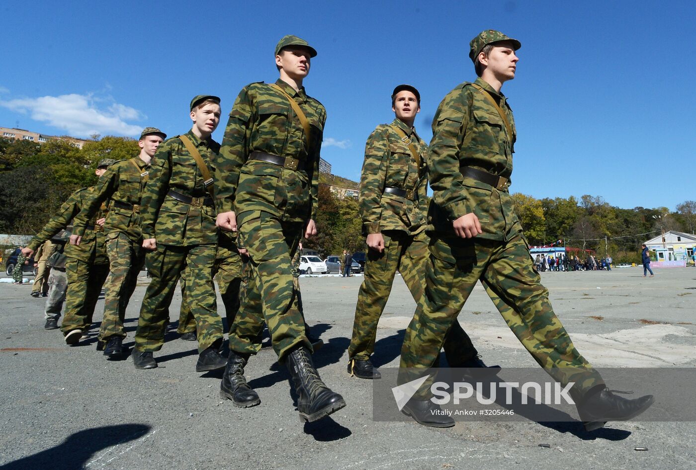 Conscript Day in Vladivostok