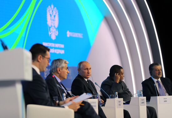 President Vladimir Putin attends Russian Energy Week