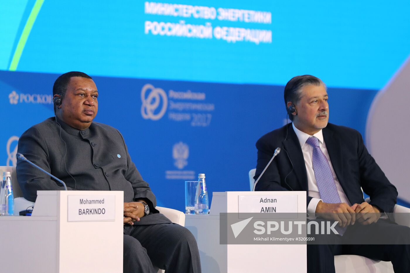 President Vladimir Putin attends Russian Energy Week International Forum
