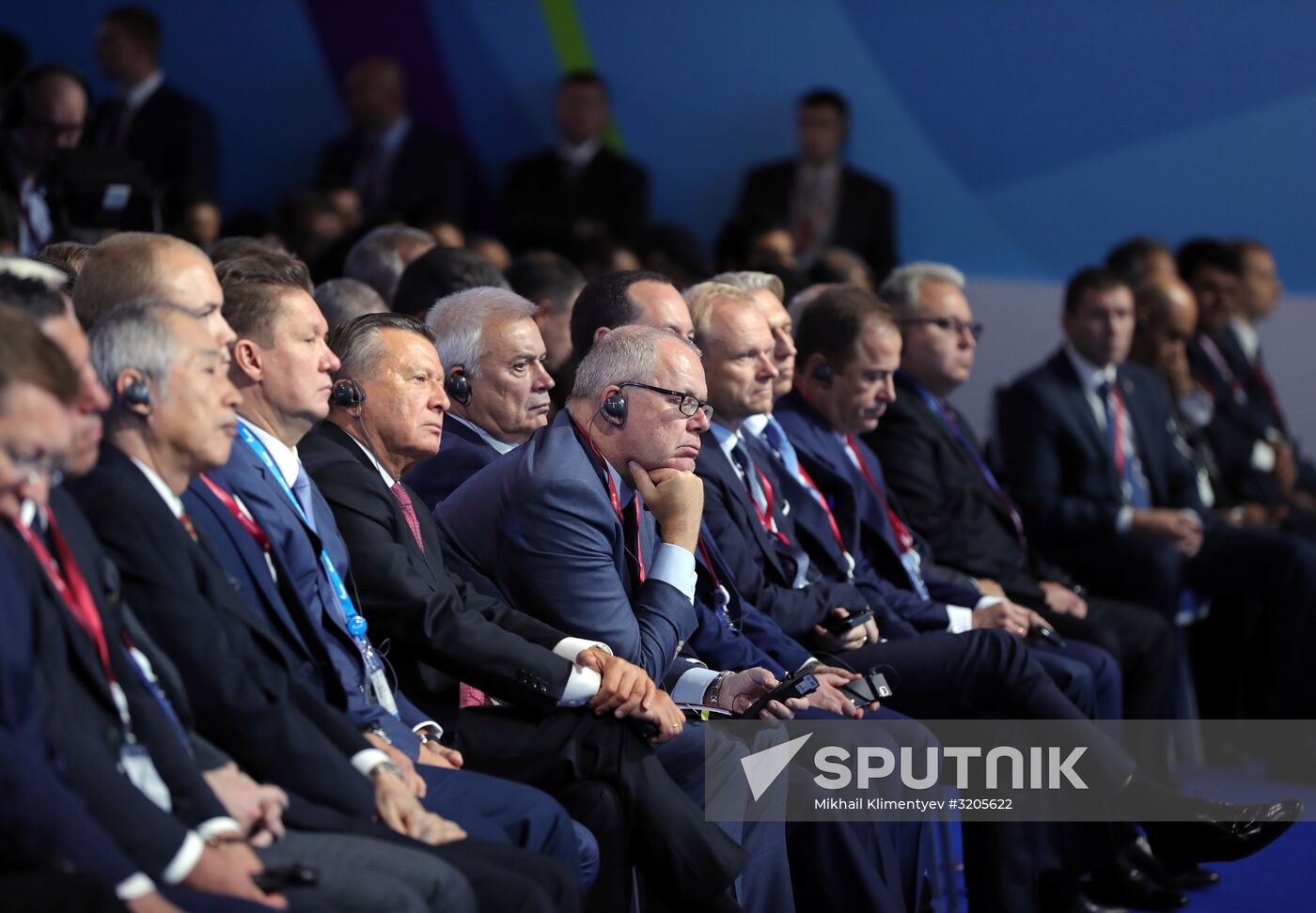President Vladimir Putin attends Russian Energy Week International Forum