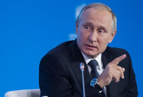 President Vladimir Putin attends Russian Energy Week