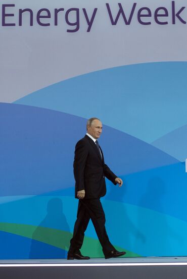 President Vladimir Putin attends Russian Energy Week