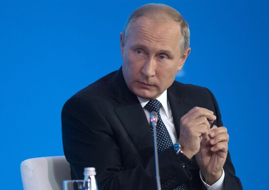 President Vladimir Putin attends Russian Energy Week