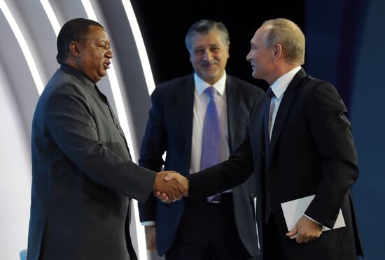 President Vladimir Putin attends Russian Energy Week