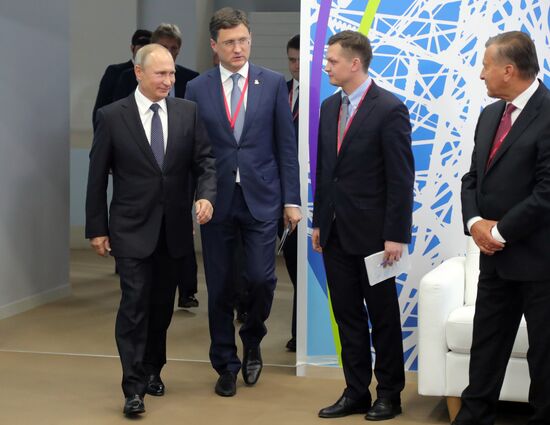 President Vladimir Putin attends Russian Energy Week