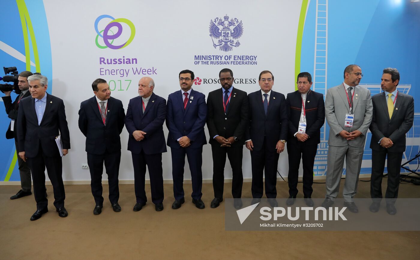 President Vladimir Putin attends Russian Energy Week International Forum