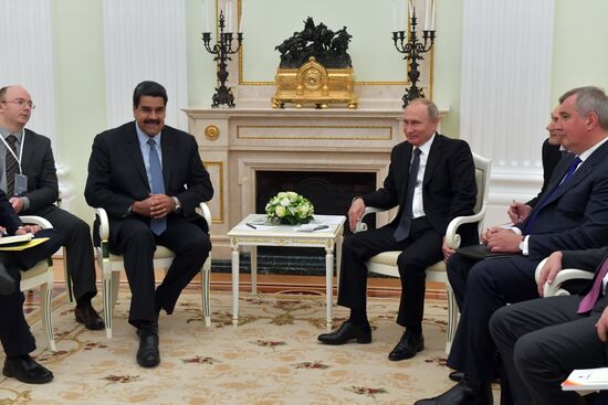 President Vladimir Putin meets President of Venezuela Nicholas Maduro