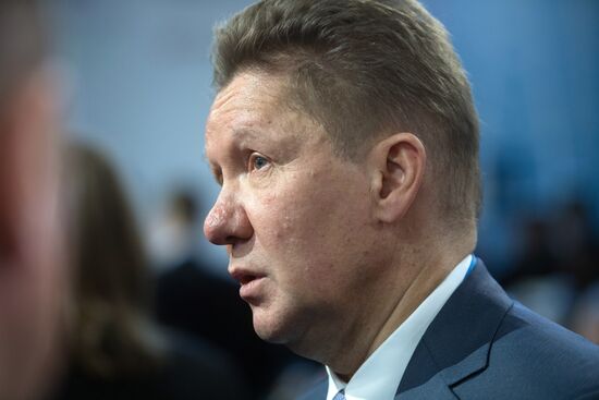 President Vladimir Putin attends Russian Energy Week International Forum