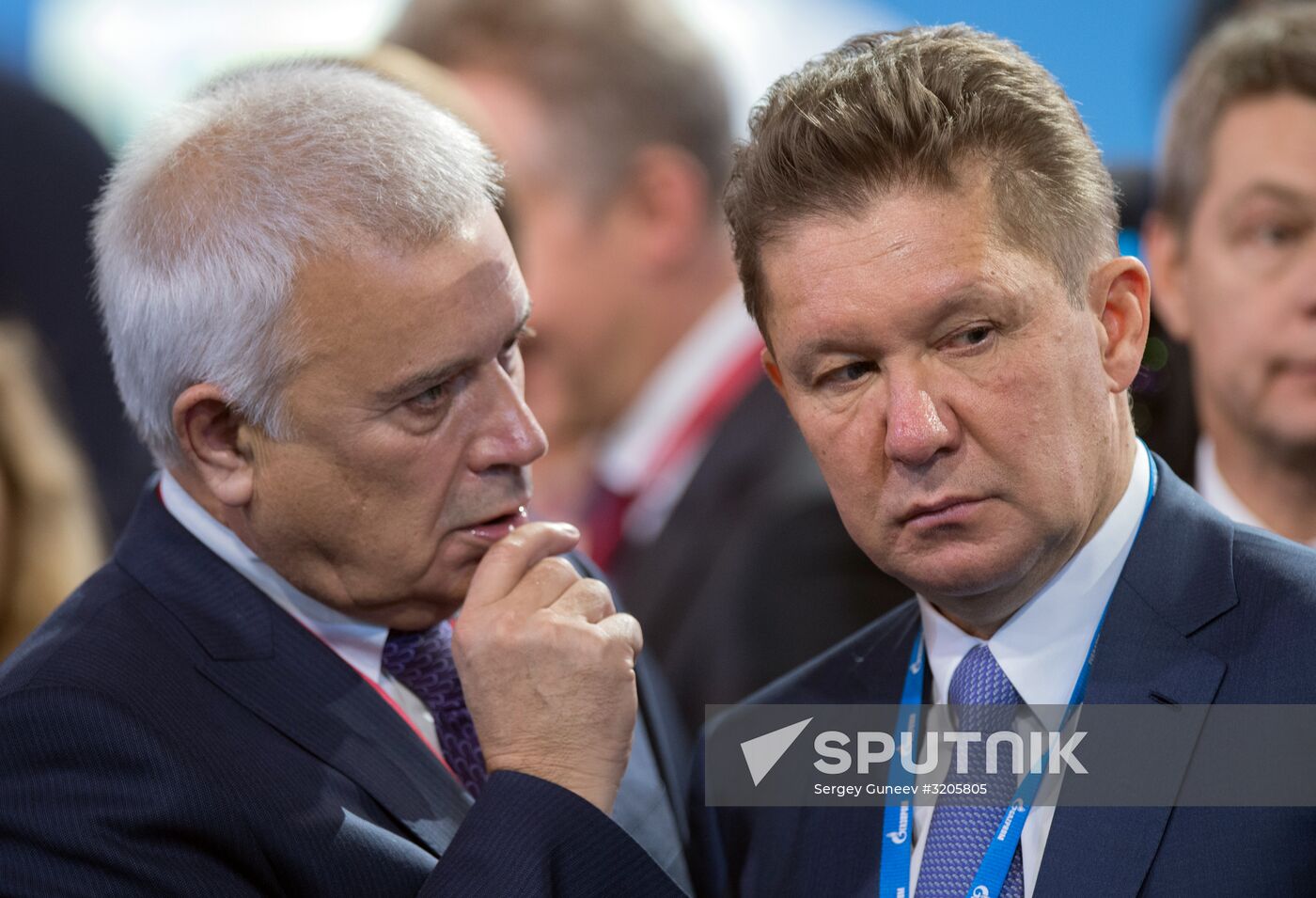 President Vladimir Putin attends Russian Energy Week International Forum