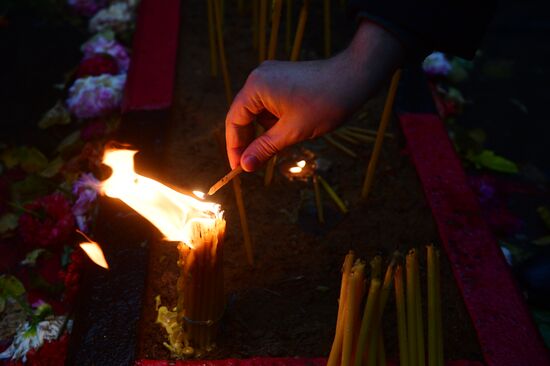 Observing 24th anniversary of tragic events in Moscow