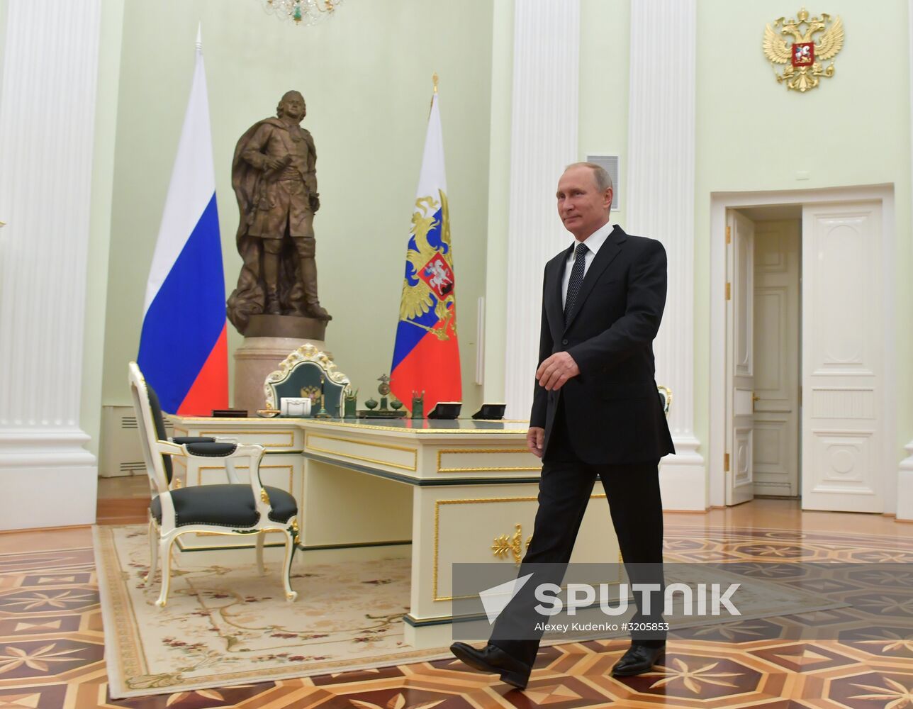 President Vladimir Putin meets President of Venezuela Nicholas Maduro