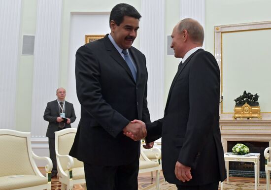President Vladimir Putin meets President of Venezuela Nicholas Maduro