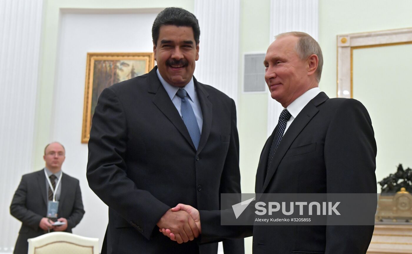 President Vladimir Putin meets President of Venezuela Nicholas Maduro