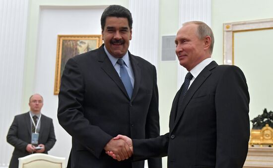 President Vladimir Putin meets President of Venezuela Nicholas Maduro