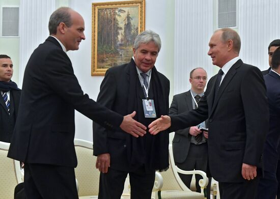 President Vladimir Putin meets President of Venezuela Nicholas Maduro