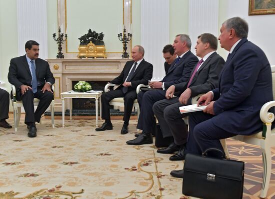 President Vladimir Putin meets President of Venezuela Nicholas Maduro