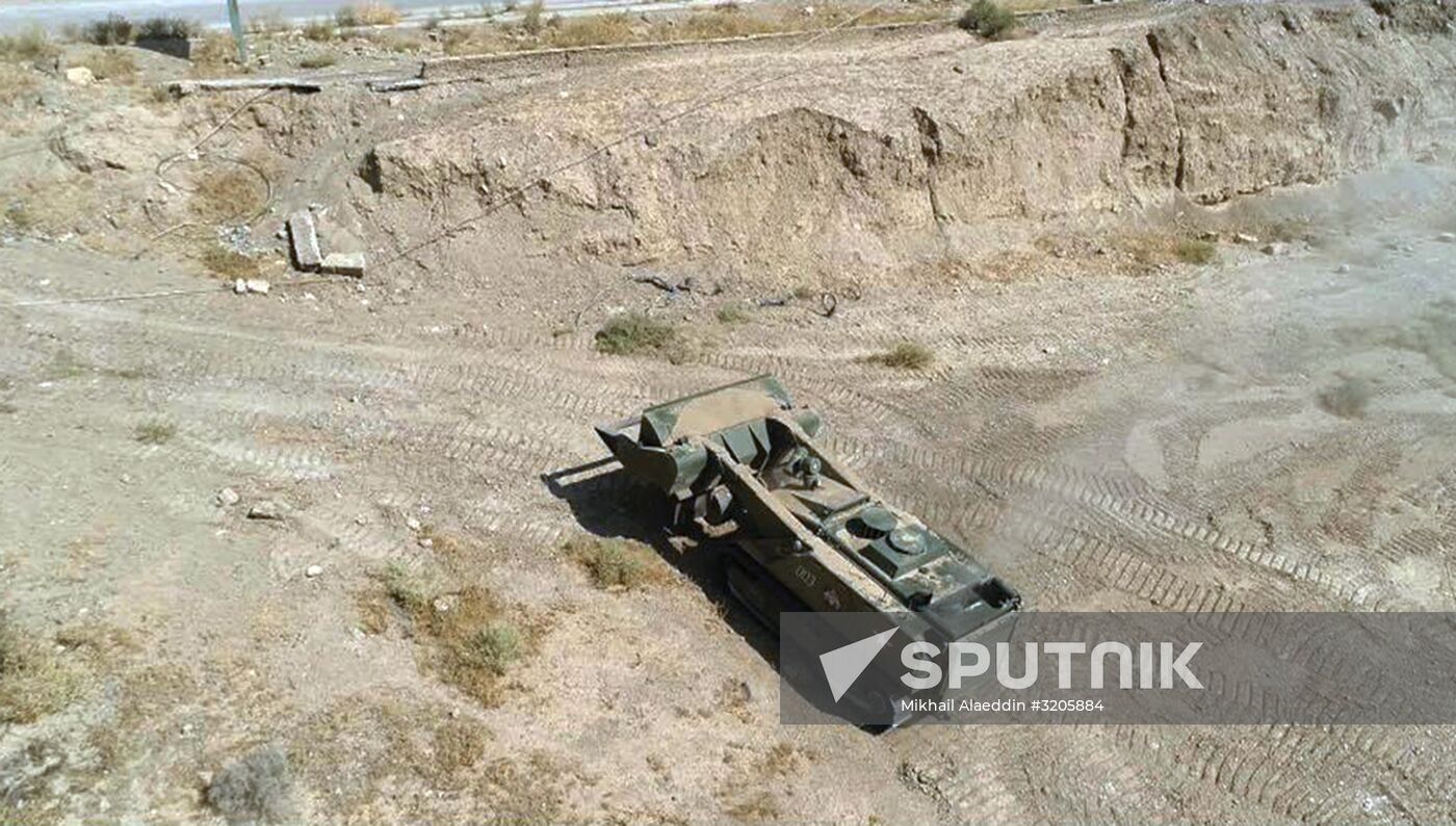 Demining efforts in Deir ez-Zor