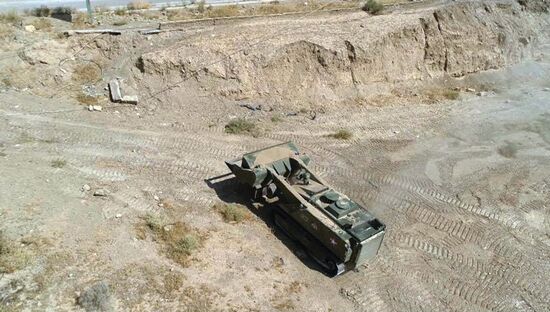 Demining efforts in Deir ez-Zor