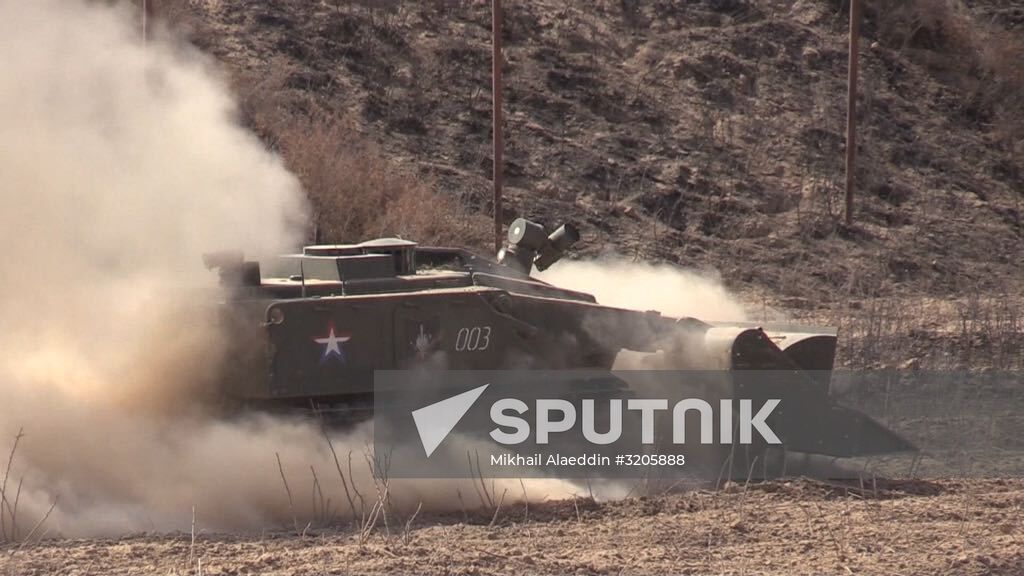 Demining efforts in Deir ez-Zor