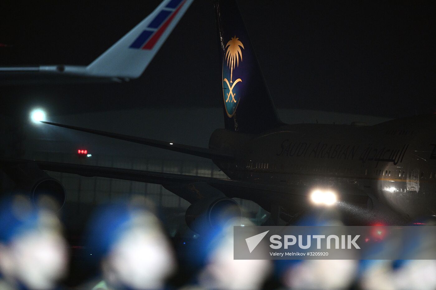 King of Saudi Arabia Salman bin Abdulaziz Al Saud arrives in Moscow