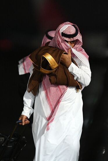 King of Saudi Arabia Salman bin Abdulaziz Al Saud arrives in Moscow