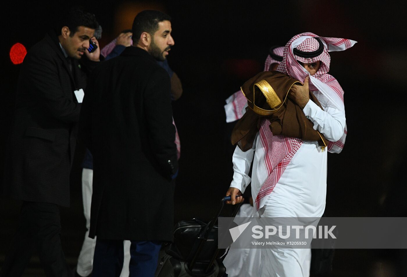 King of Saudi Arabia Salman bin Abdulaziz Al Saud arrives in Moscow