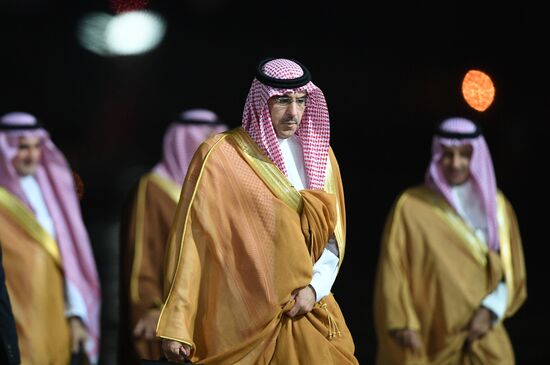 King of Saudi Arabia Salman bin Abdulaziz Al Saud arrives in Moscow