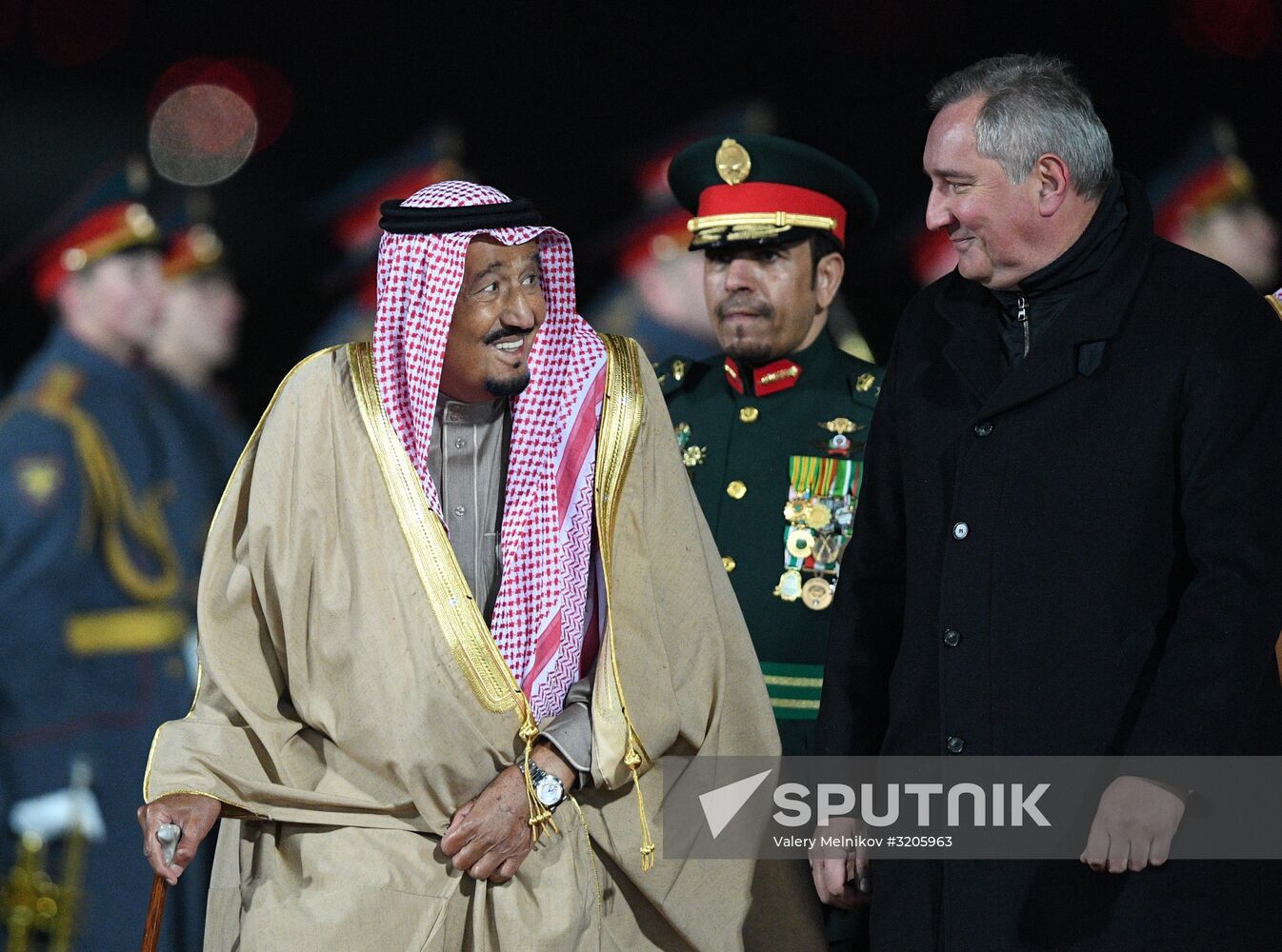 King of Saudi Arabia Salman bin Abdulaziz Al Saud arrives in Moscow