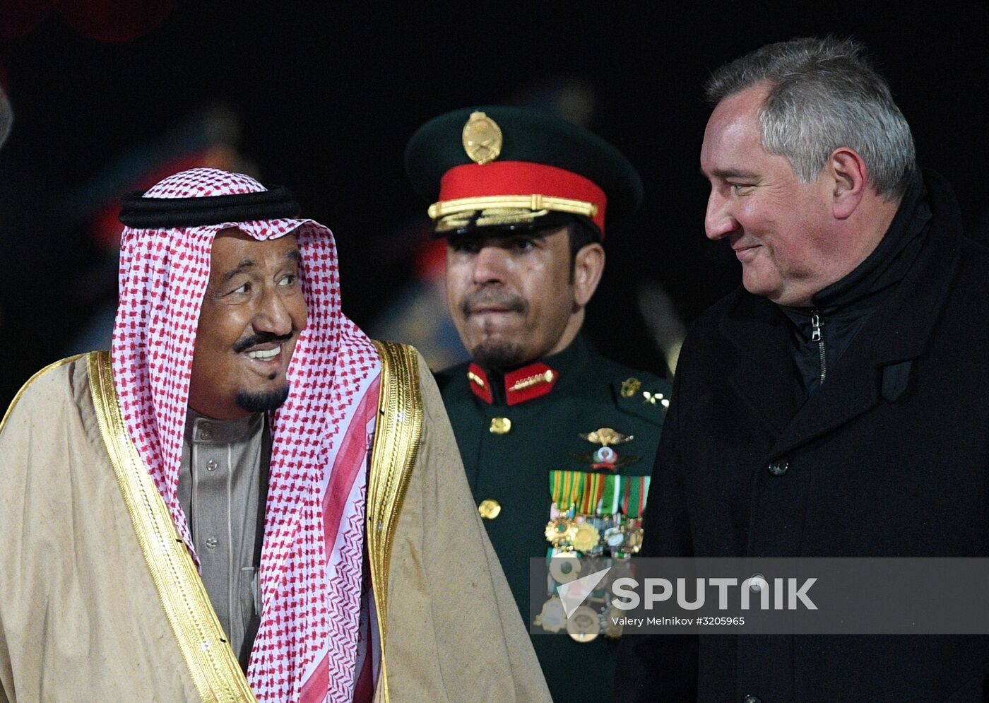 King of Saudi Arabia Salman bin Abdulaziz Al Saud arrives in Moscow