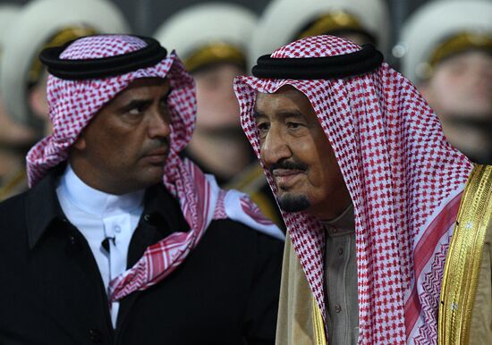 King of Saudi Arabia Salman bin Abdulaziz Al Saud arrives in Moscow