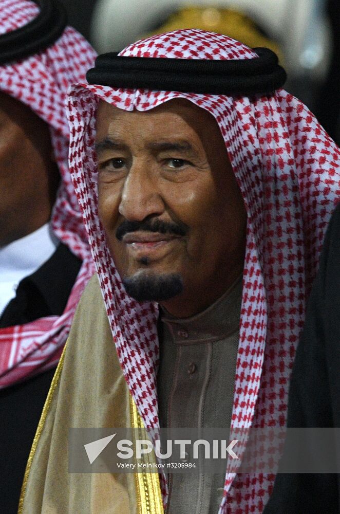 King of Saudi Arabia Salman bin Abdulaziz Al Saud arrives in Moscow