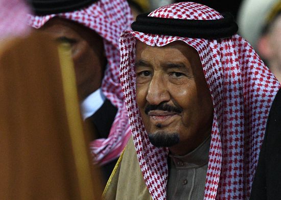 King of Saudi Arabia Salman bin Abdulaziz Al Saud arrives in Moscow