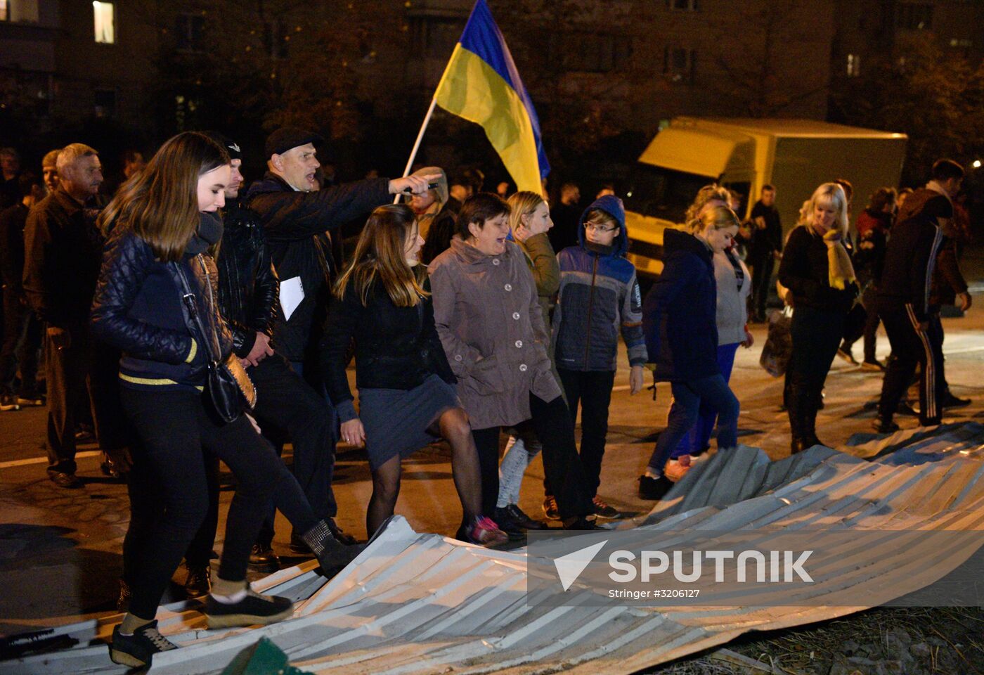 Protest against police misconduct in Kiev