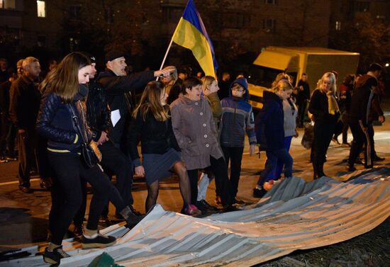 Protest against police misconduct in Kiev